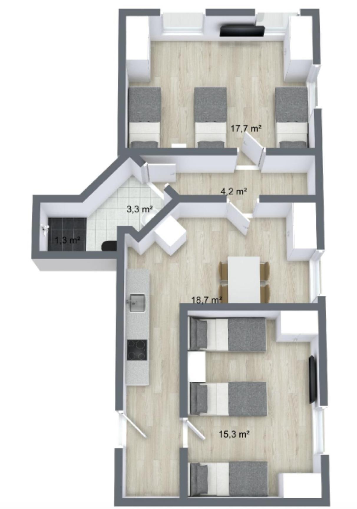 Wuerzburg Altbau-Citylofts Buitenkant foto